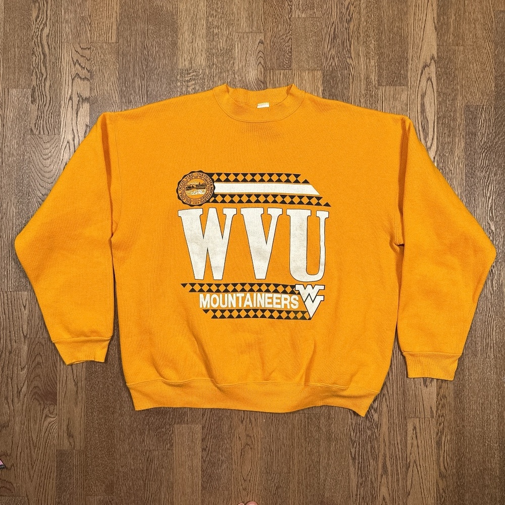 Vintage 90s West Virginia University Mountaineers Artex Sweatshirt Mens XL